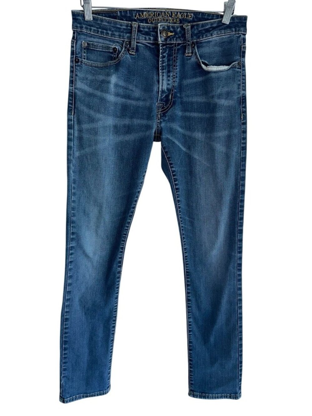 American Eagle Outfitters Extreme Flex Light Blue Jeans Mens Size 31x32 Slim
